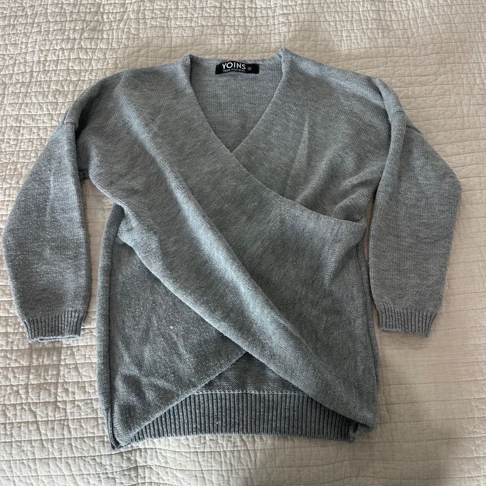 Gray sweater